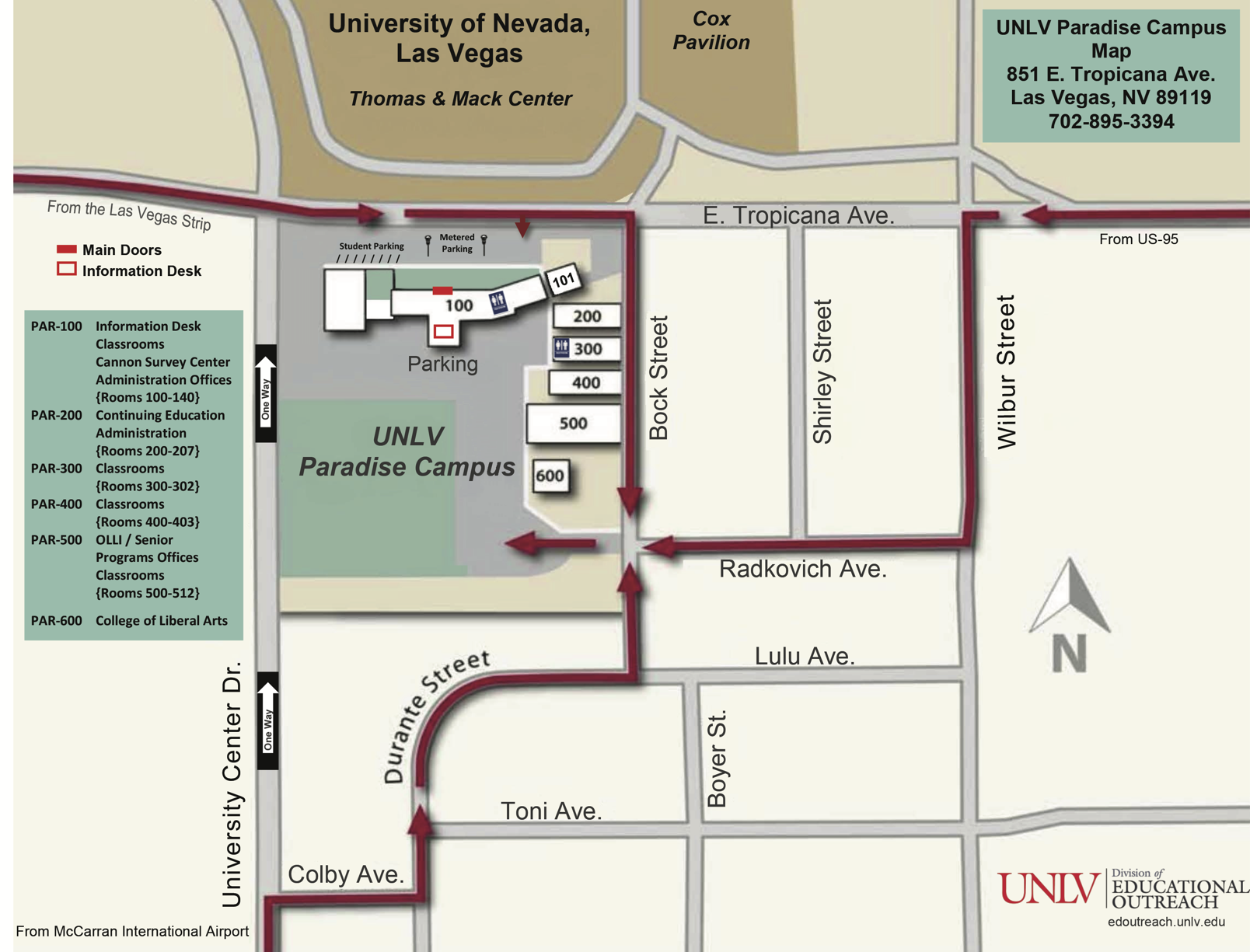 Contact UNLV Continuing Education